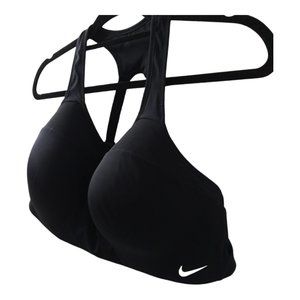 Women's Nike  High Impact Racer Back Black Sports Bra Size XL